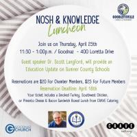 Nosh & Knowledge Luncheon with Sumner County Schools Director
