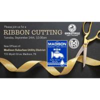 Ribbon Cutting for the New Offices of Madison Suburban Utility Department