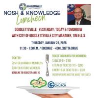 Nosh & Knowledge Luncheon with City of Goodlettsville City Manager, Tim Ellis