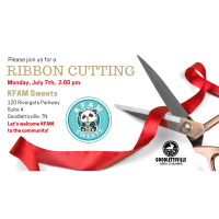 Ribbon Cutting for KFAM Sweets