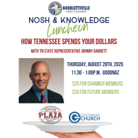 Nosh & Knowledge Luncheon with Representative Johnny Garrett