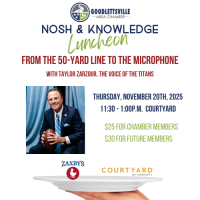 Nosh & Knowledge Luncheon with Taylor Zarzour