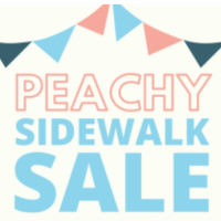 Peachy Sidewalk Sale