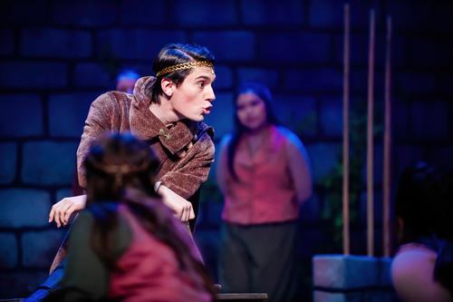 King Arther in a high school production of Camelot, Moore Theater Seattle by Katie Niemer Photography