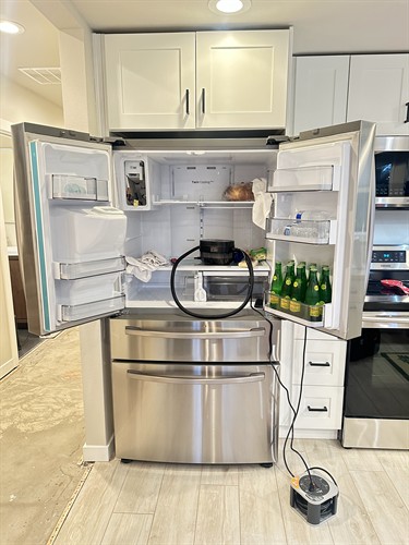Samsung ice maker repair by Up-liance Appliance Repair technician in King County WA