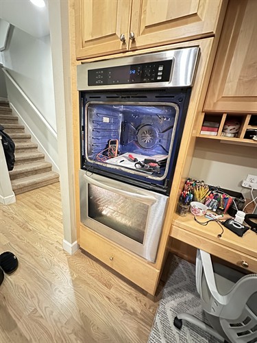 KitchenAid wall oven repair – Up-liance Appliance Repair diagnosing oven not heating in King County WA