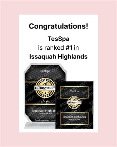 TesSpa Ranked Number 1 Issaquah