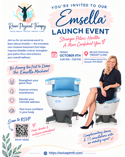 Emsella Therapy by Revvive Physical Therapy, Issaquah