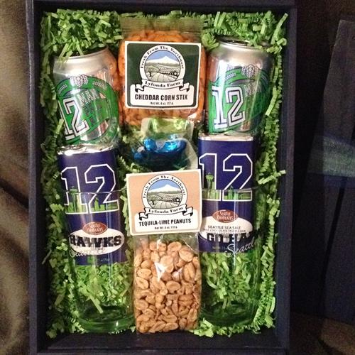 Seahawks Beer Crate