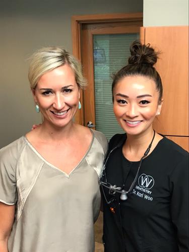 Dr. Woo and Dr. Ashley Edwards