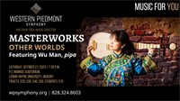 Western Piedmont Symphony hosts Masterworks: OTHER WORLDS 10-21-2023