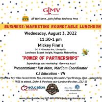 GLMV Summer Sizzle Business Marketing Roundtable Discussion 