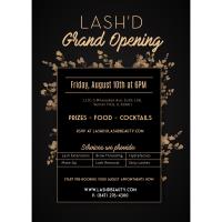 Lashd Grand Opening / Ribbon Cutting - FREE