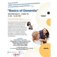 Brookdale After Hours Presentation & Cocktail Party "Basics of Dementia"