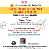 GLMV Business Marketing Roundtable Luncheon