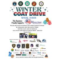 GLMV 2025 Coat Drive For Vets