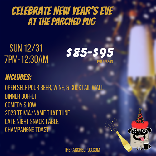 Come join us for New Years Eve!