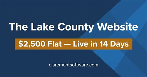 The Lake County Website: our flat-rate five-page offer