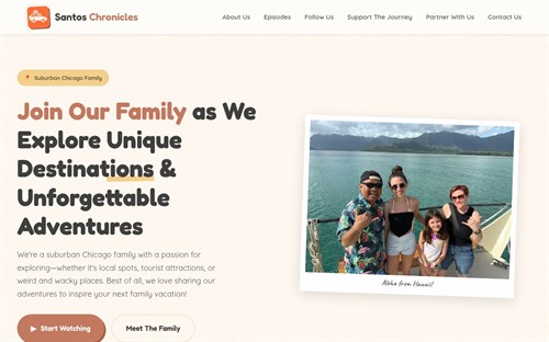 Family travel site built by Claremont Software
