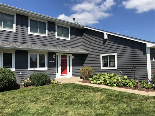 Lake Villa exterior painting