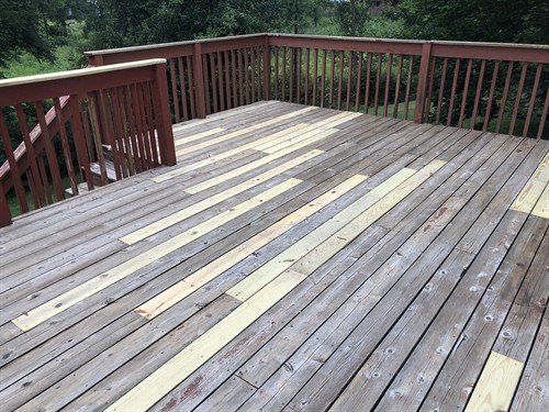 Antioch deck carpentry repairs