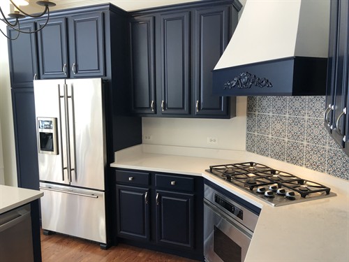 Vernon Hills kitchen cabinet painting
