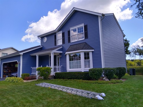 Gages Lake exterior painting