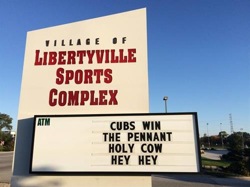 Libertyville Sports Complex Freestanding Sign/Attraction Board