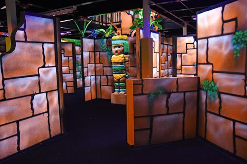 Here is a view inside our Laser Tag Arena!
