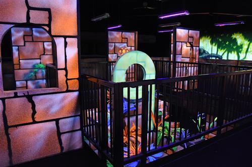 Here is a view inside our Laser Tag Arenas second floor!