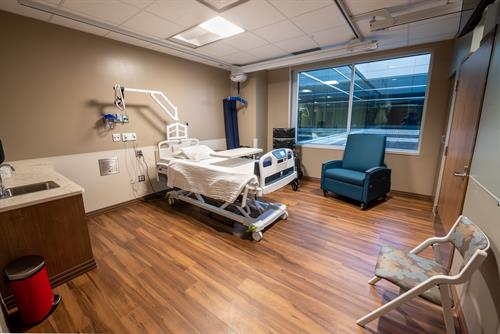 Patient Room with Private Bathroom