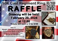 10K Gold Cast Ranger Regiment Ring Raffle