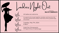 Ladies Night Out at Gold City Chiropractic | May 7th, 2024 6-8pm