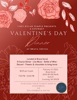 Valentine's Dinner hosted at Events By Dezine BRAND NEW VENUE, Brava Social 