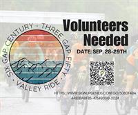 Volunteer for Six Gap September 28-29