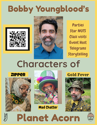 Bobby Youngblood’s signature characters… yet there is no limit to his creativity!