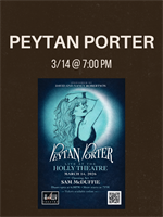 Peytan Porter Concert @ The Holly