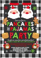 Pancakes and Pajamas with Santa at North Georgia Hair Cutters