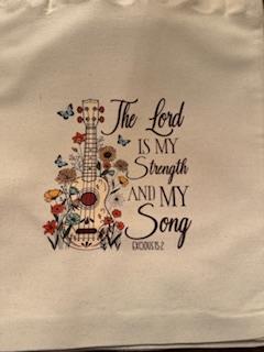 Faith-based bags and shirts 