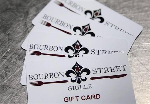 Gift Cards - purchase online or in-house