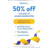 Dahlonega WALMART - 50% Off One Year of Annual Membership