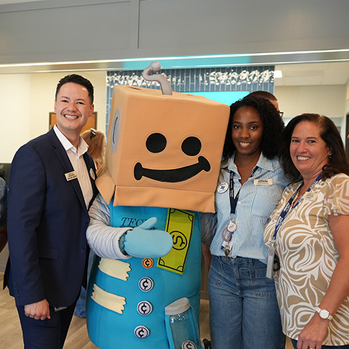 Save-A-Tron - TFCU mascot