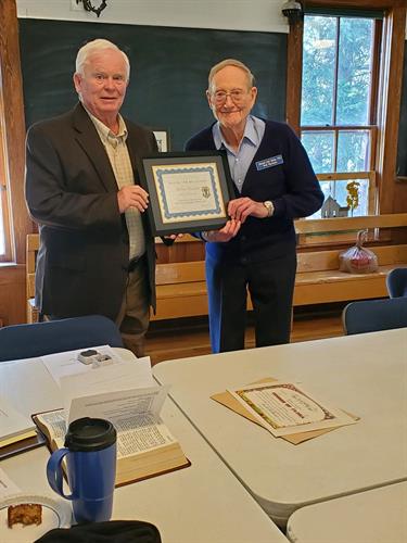 celebrating 81 years of Grange Membership: Bob Khuester