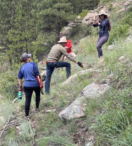 Barbed Wire Warriors removing fence
