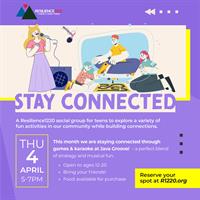 Stay Connected- Social Gathering for Teens at Java Groove!