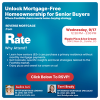 You're Invited! Sept 17 Lunch and Learn - Unlock Mortgage-Free Homeownership for Senior Buyers