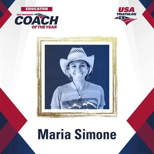 Head Coach Maria Simone, USA Triathlon Coach Educator of the Year