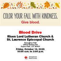 Blood Drive at Risen Lord Lutheran Church & St. Laurence Episcopal Church