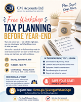 Tax Planning Before Year-End Workshop