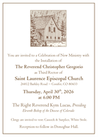 A Celebration of New Ministry at St. Laurence Episcopal Church